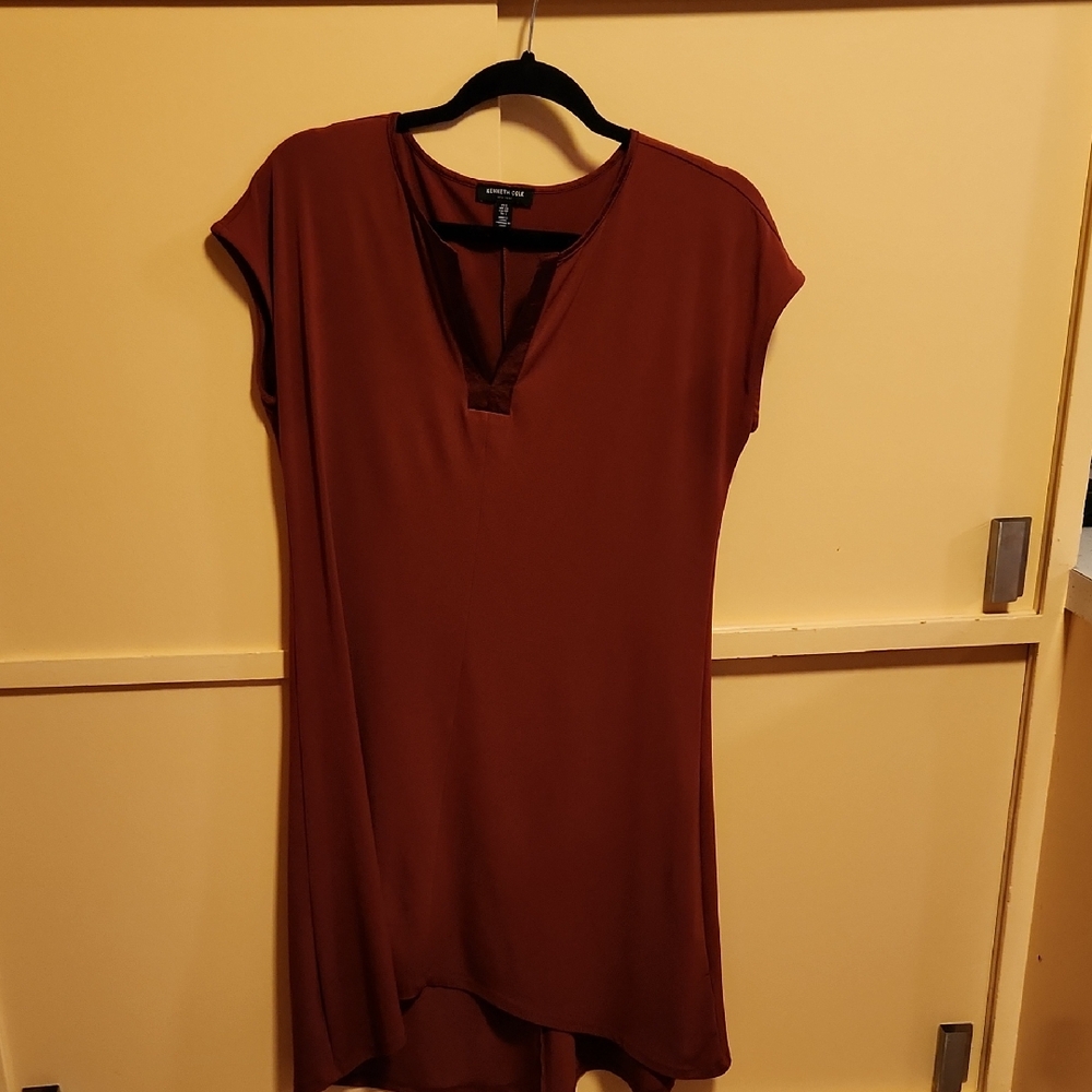 Kenneth Cole High Low Brown Dress